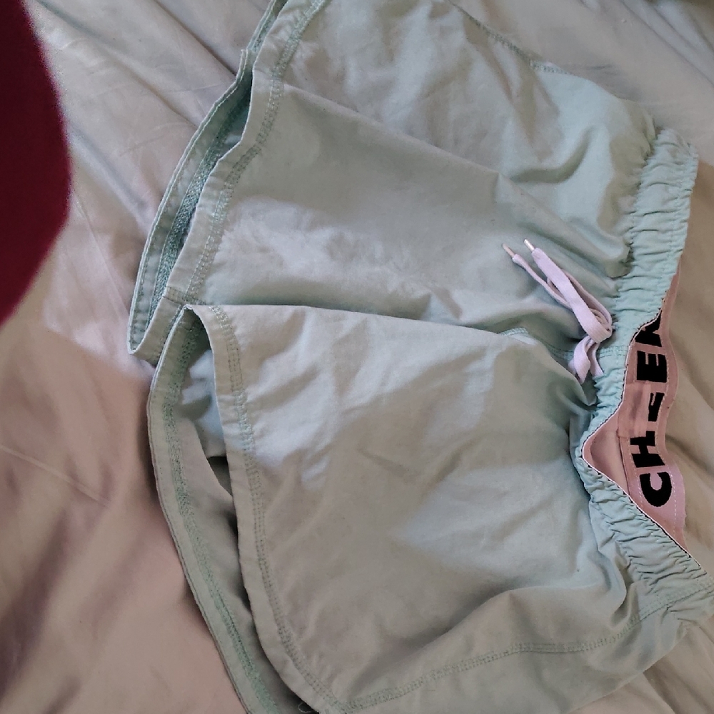 Varsity Mint Green Kids Shorts